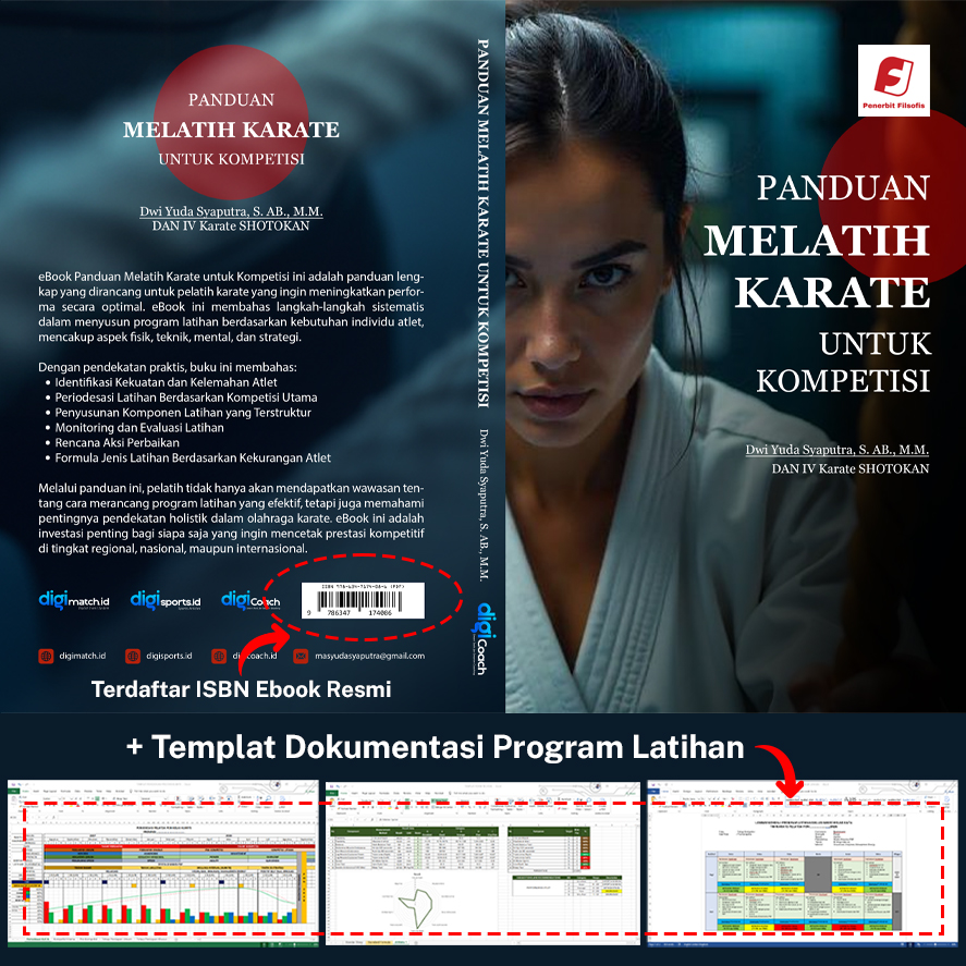 E-Book Panduan Melatih Karate untuk Kompetisi +Templat