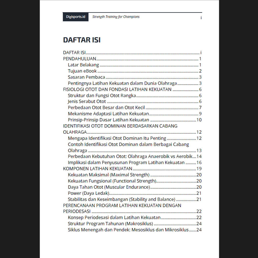 Ebook Strength Training for Champions: Rahasia di Balik Performa Puncak Atlet