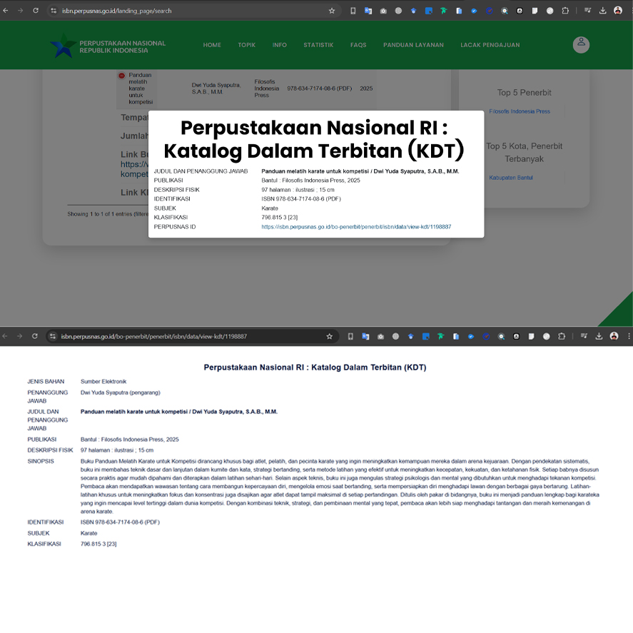 E-Book Panduan Melatih Karate untuk Kompetisi +Templat